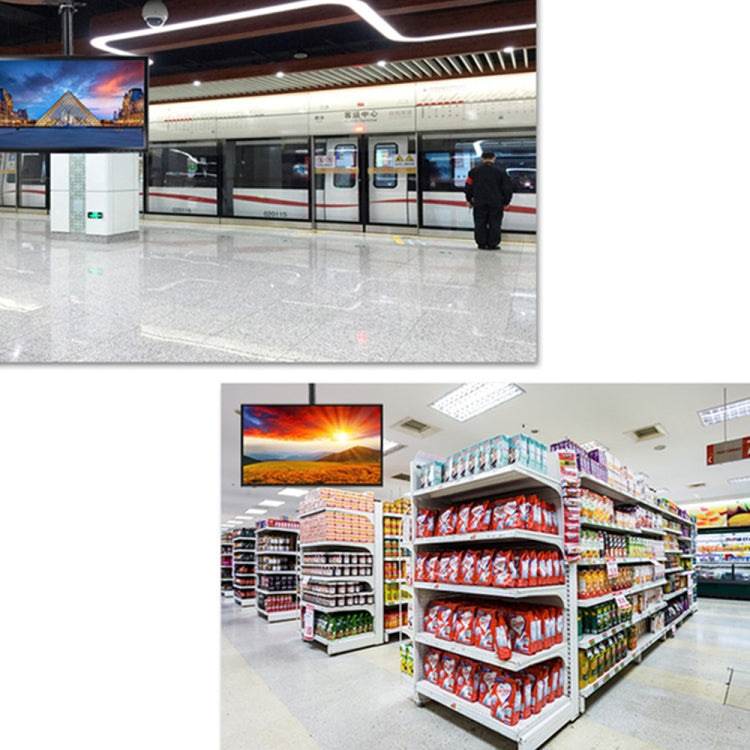 32-70 inch Universal Height & Angle Adjustable LCD TV Wall-mounted Ceiling Dual-use Bracket, Retractable Length: 1m