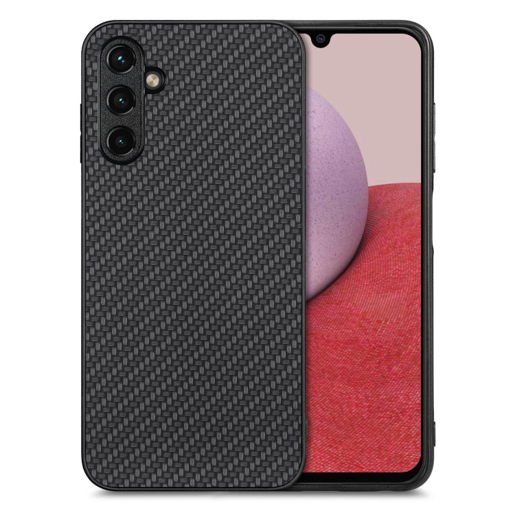 Carbon Fiber Texture Leather Back Cover Phone Case
