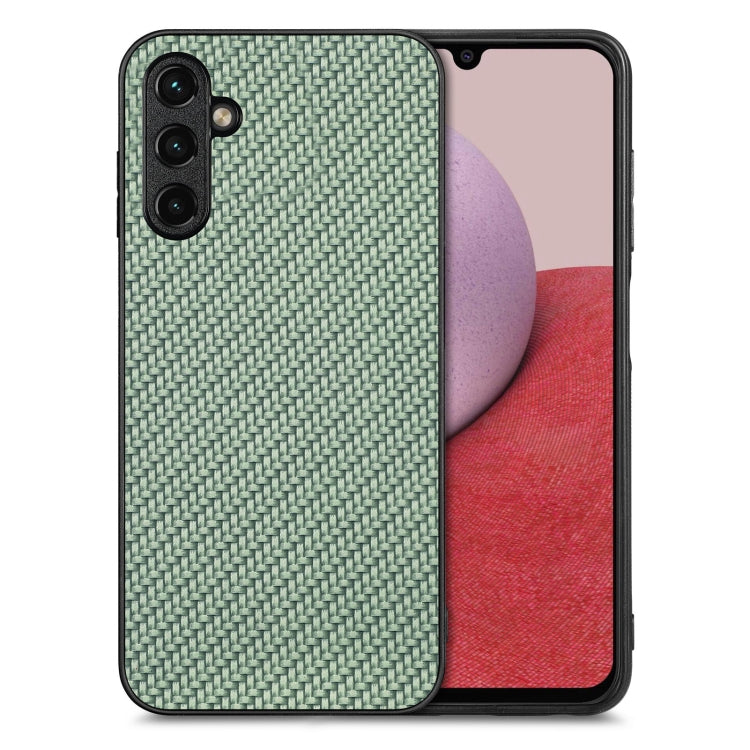 Carbon Fiber Texture Leather Back Cover Phone Case