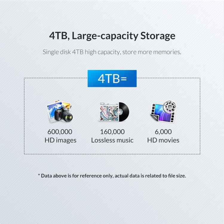 Transparent Series 2.5 inch 10Gbps Hard Drive Enclosure with Stand