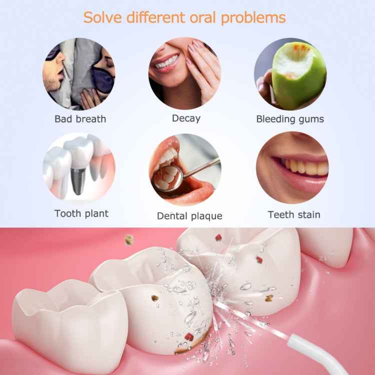 Mornwell D52 USB-Rechargeable water flosser  IPX7 Waterproof Oral Irrigator