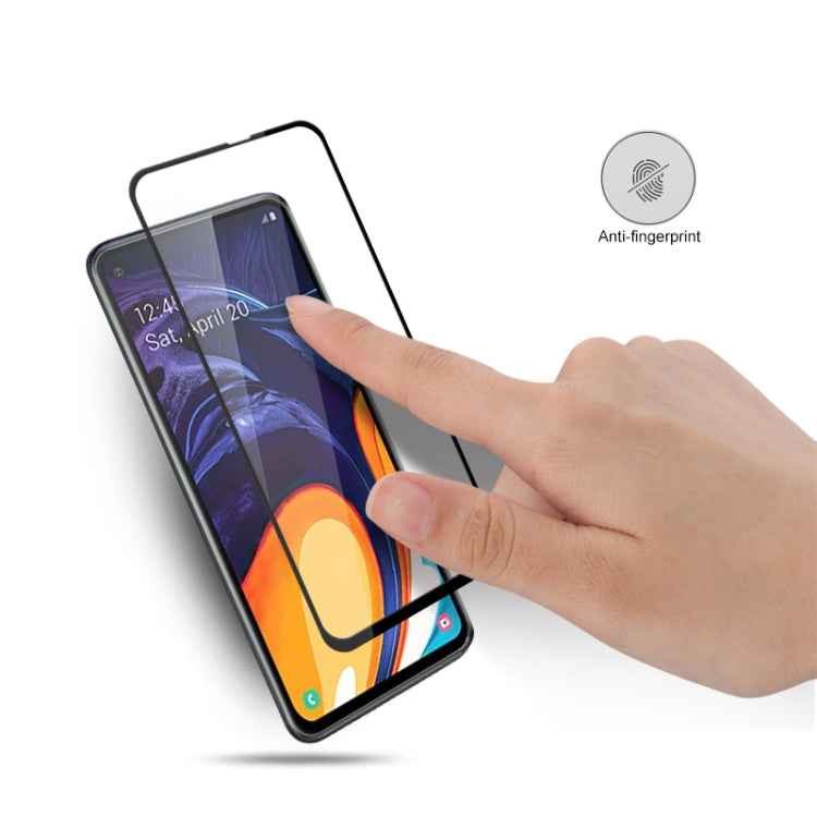 2Pcs mocolo 0.33mm 9H 2.5D Full Glue Silk Print Tempered Glass Film for Galaxy A60