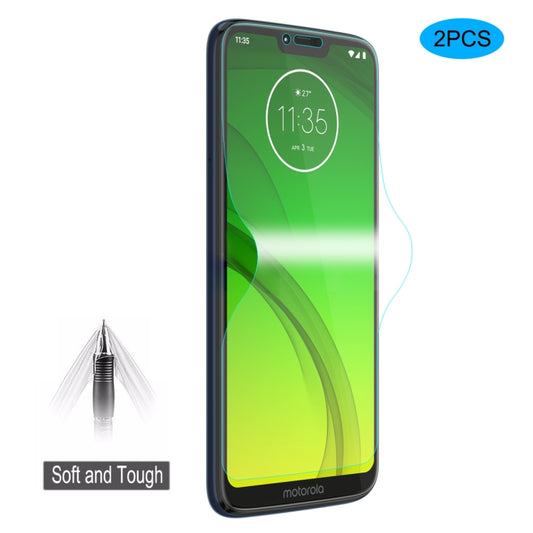 2 PCS ENKAY Hat-Prince 0.1mm 3D Full Screen Protector Explosion-proof Hydrogel Film For Motorola Moto G7 Power, Moto G7 Power
