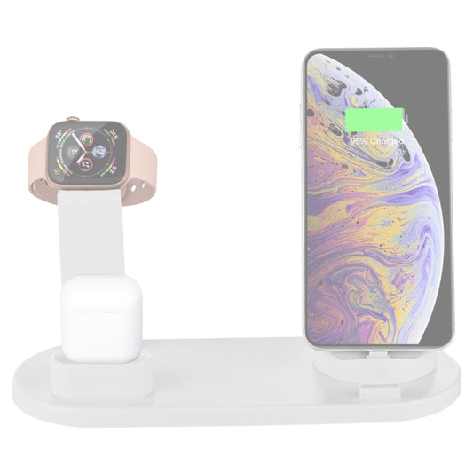HQ-UD15 Rotatable Wireless Charging Base with Stand for Phones / iWatches / AirPods (Silver), Silver (with wireless charging), without Wireless Charging White, without Wireless Charging Black, White (with wireless charging)�����������������������������...