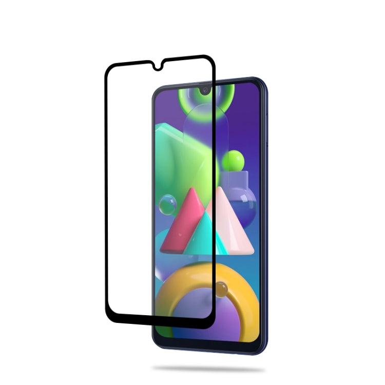 For Samsung Galaxy M21/M31 mocolo 0.33mm 9H 3D Full Glue Curved Full Screen Tempered Glass Film