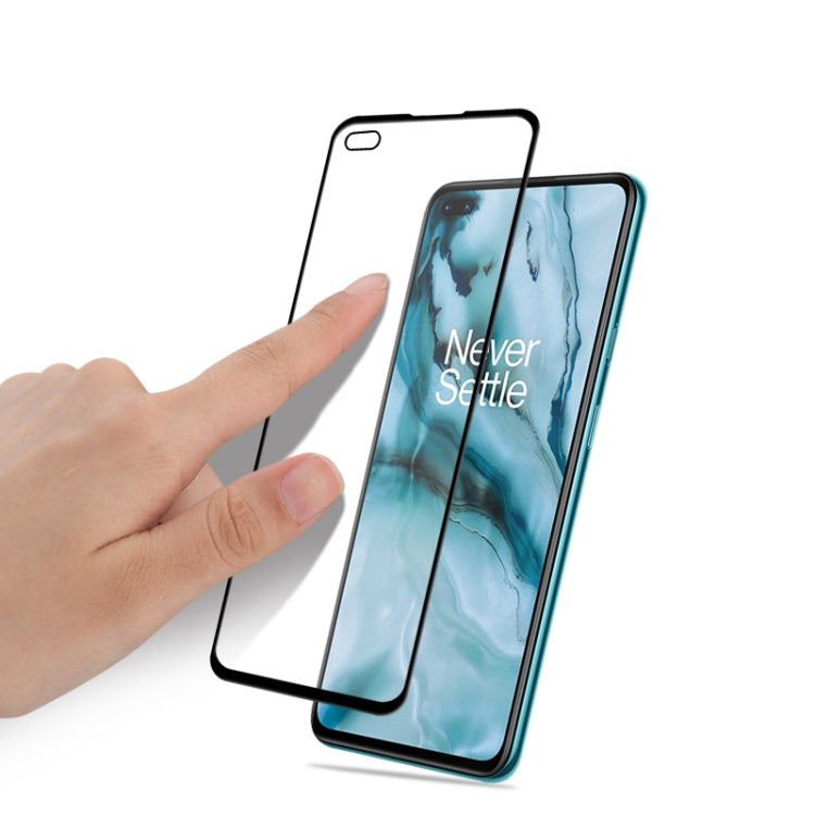 For Oneplus Nord mocolo 0.33mm 9H 2.5D Full Glue Tempered Glass Film, For Oneplus Nord