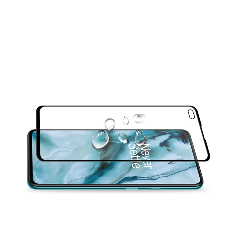 For Oneplus Nord mocolo 0.33mm 9H 2.5D Full Glue Tempered Glass Film, For Oneplus Nord