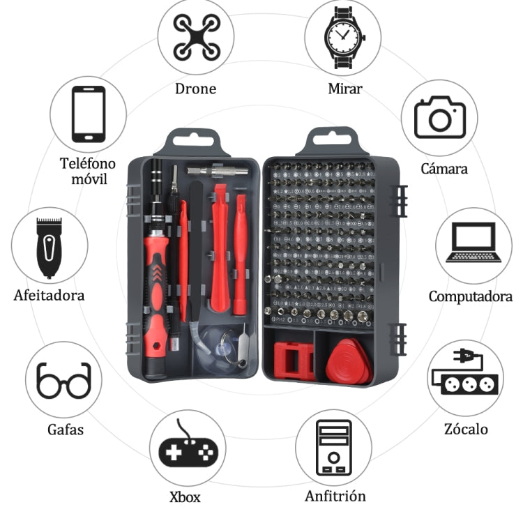 115 in 1 Precision Screw Driver Mobile Phone Computer Disassembly Maintenance Tool Set