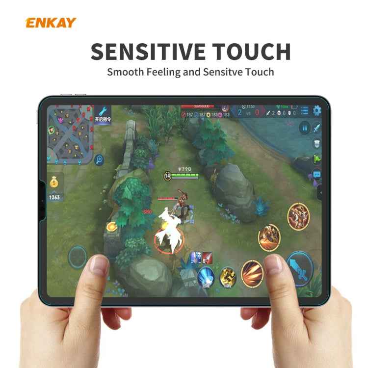 For iPad Pro 11 2020 / 2018 2 PCS ENKAY Hat-Prince 0.33mm 9H Surface Hardness 2.5D Explosion-proof Tempered Glass Protector