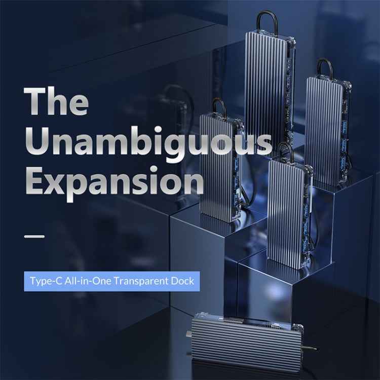 ORICO WB-11P 10 in 1 Type-C Transparent HUB