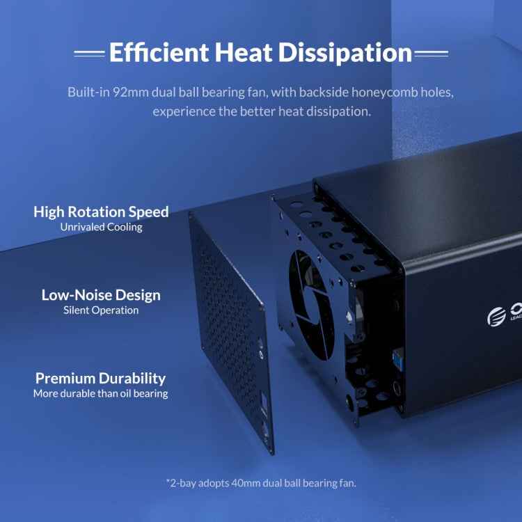ORICO NS200RU3 2 Bay USB3.0 Hard Drive Enclosure with Raid
