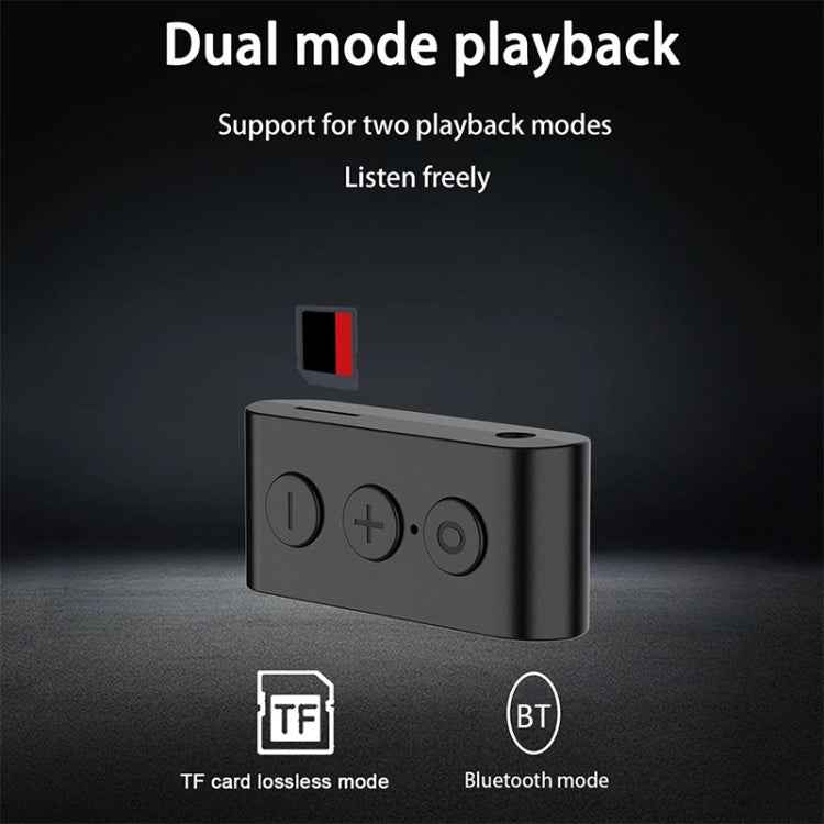 BR03 Card Car Bluetooth 5.0 Receiver Speaker Music Wireless Audio Receiver Bluetooth Hands-free Call