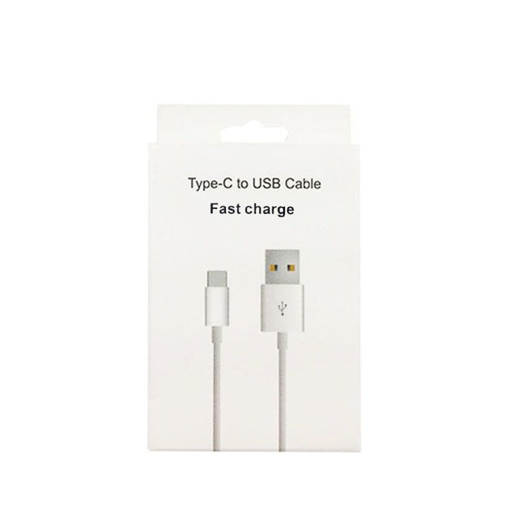 XJ-015 3A USB Male to Type-C / USB-C Male Fast Charging Data Cable, Length: 2m, 2m