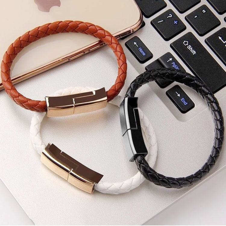 Câble de données USB vers micro USB XJ-26 2,4 A pour bracelet créatif, longueur du câble : 22,5 cm, Micro USB XJ-26, Micro USB 22,5 cm