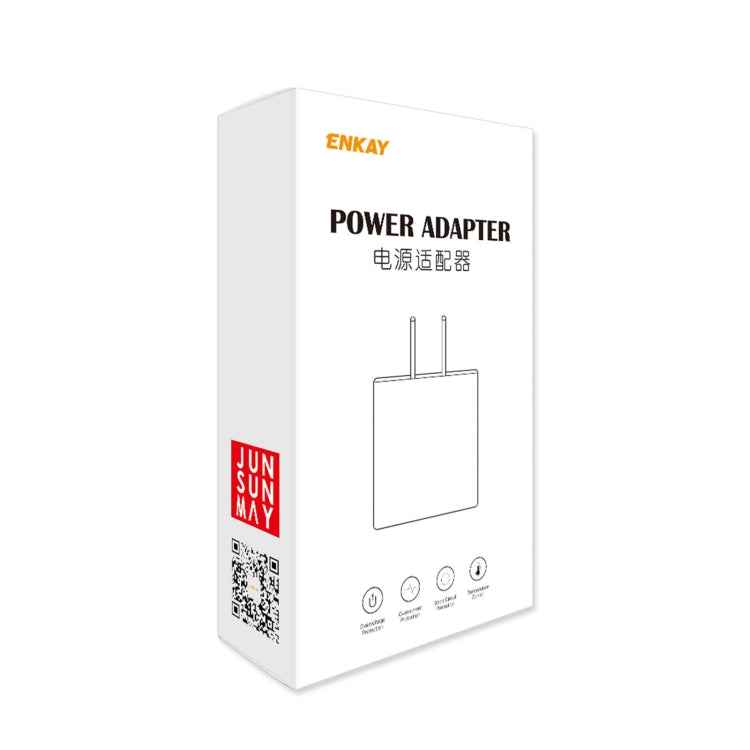 ENKAY Hat-Prince T006-1 18W USB QC 3.0 Fast Charging Travel Charger Power Adapter, EU Plug