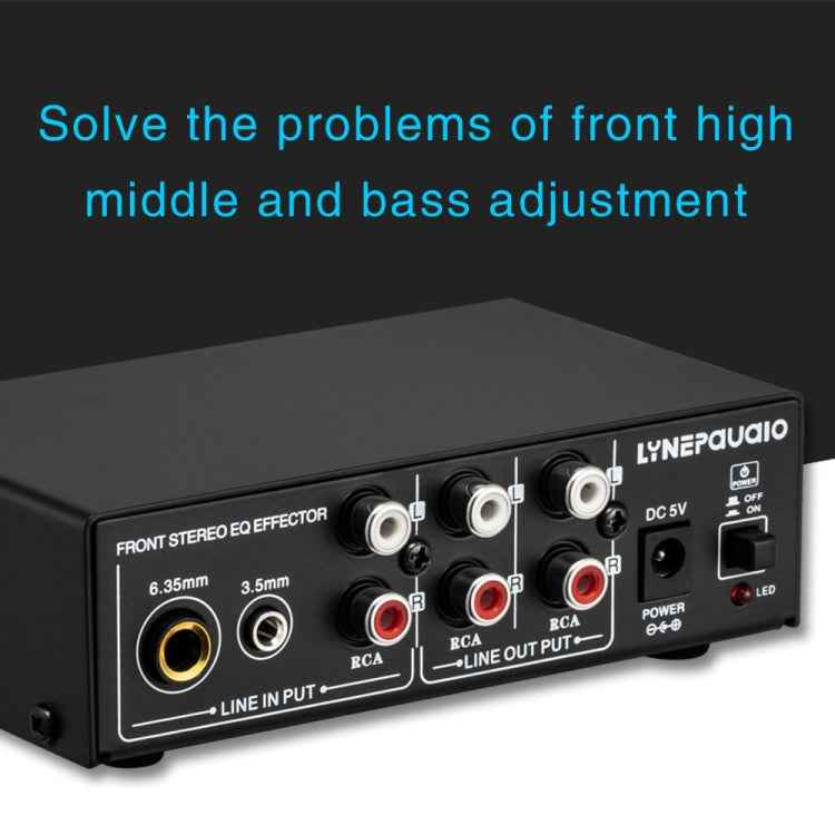3-Channel Mixer Front Stereo Amplifier High / Mid / Bass Adjuster, USB 5V Power Supply, US Plug