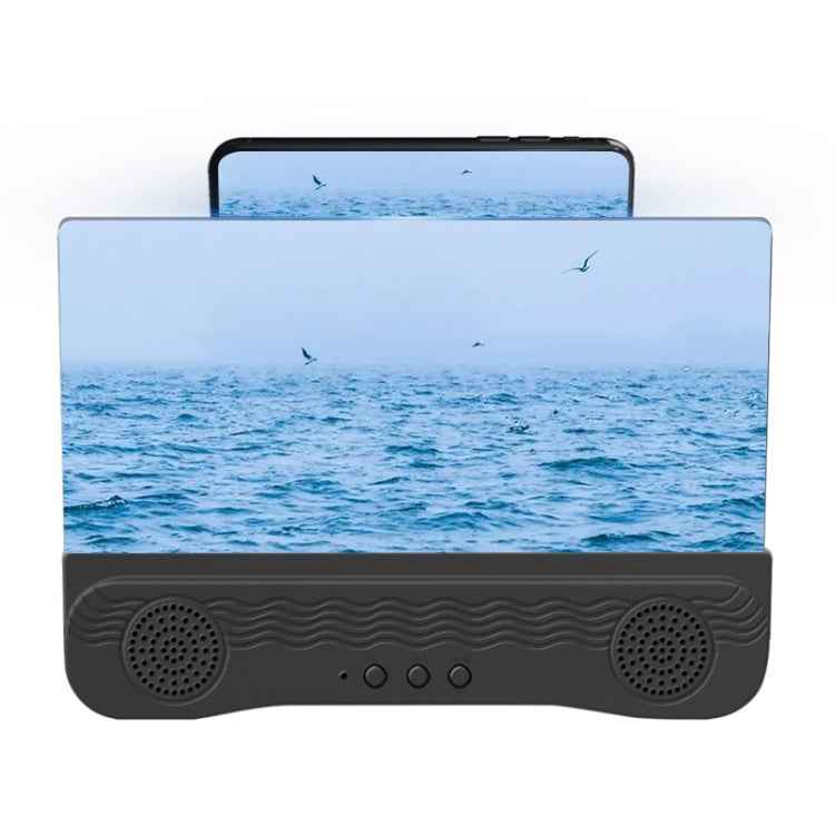 K9 Anti-Ultraviolet Bluetooth Speaker 14 Inch HD Mobile Phone Screen Amplifier Holder Emergency Power Supply