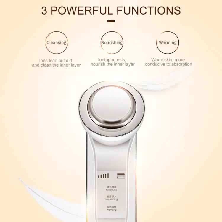 KD9960 Ion Beauty Introduction Instrument Face Cleansing Massager Skin Rejuvenation Thermostat Deep Clean Acne Therapy