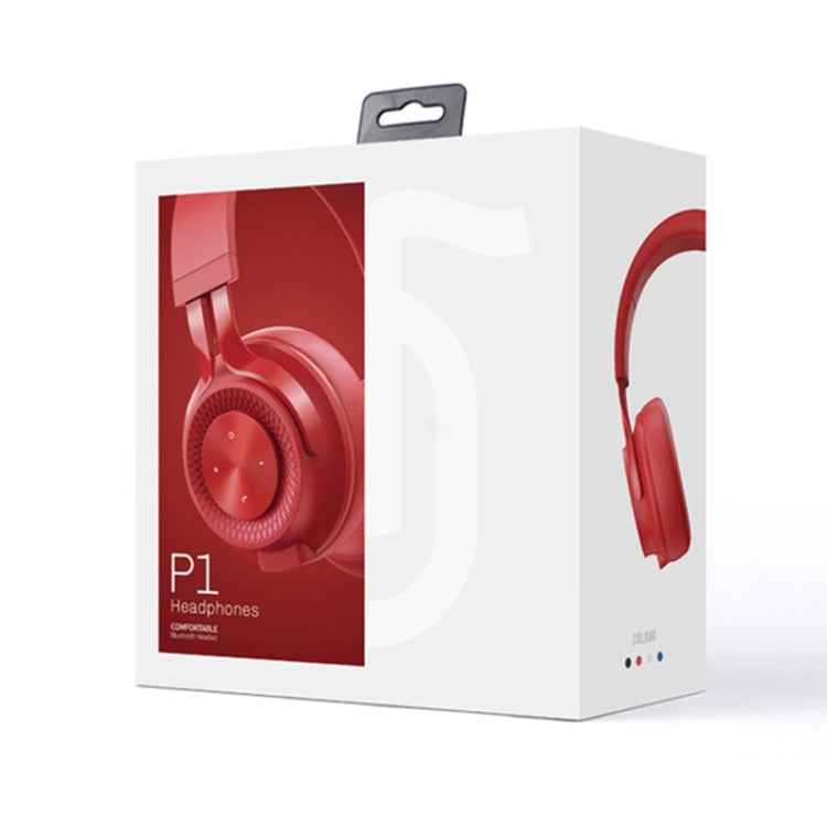 Fingertime P1 Wireless Bluetooth 5.0 Stereo Soft Leather Earmuffs Foldable Headset Built-in Mic for PC / Cell Phones