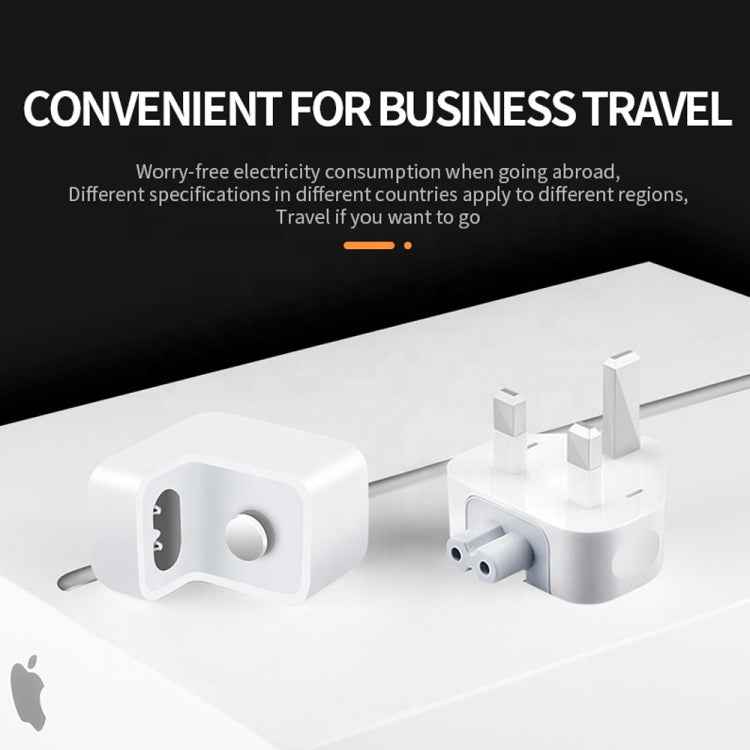 2 PCS XJ01 Power Adapter for iPad 10W 12W Charger & MacBook Series Charger, UK Plug