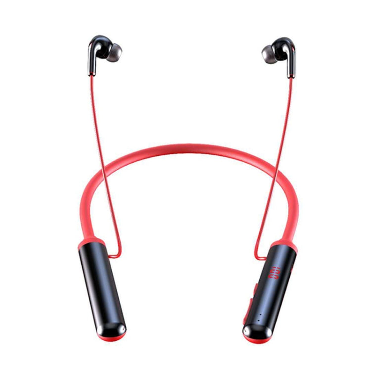 960 Neckband Magnetic Stereo Headphone with LED Display Support TF Card