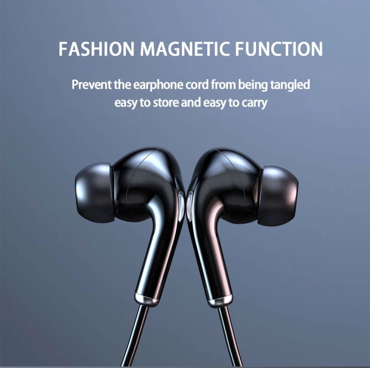 960 Neckband Magnetic Stereo Headphone with LED Display Support TF Card