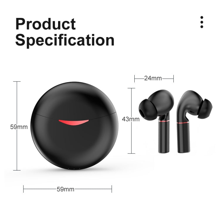 T&G T50 Sport TWS Bluetooth Earphone HIFI Noise Canceling Handfree Earbuds with Microphone