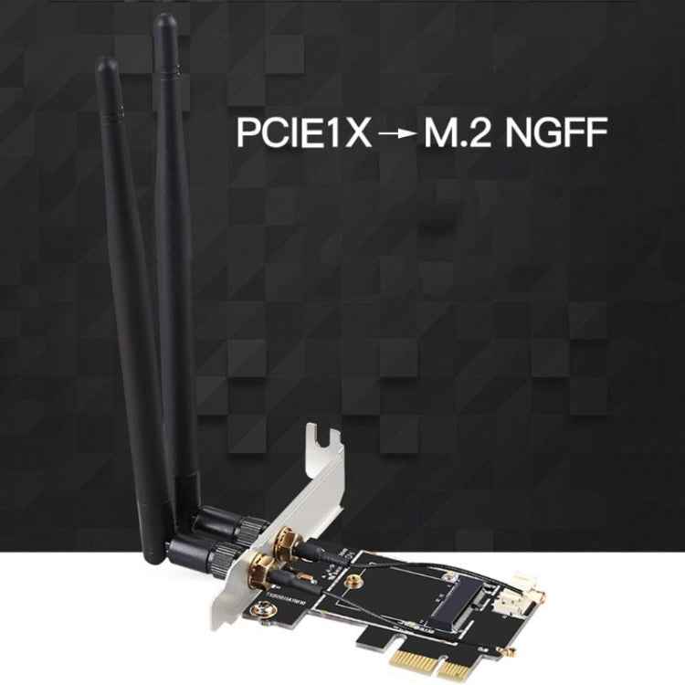 TXB001 PCIE-1X Card to NGFF-Ekey Dual Antenna Adapter