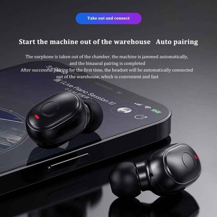 T&G TG911 Bluetooth V5.1 Sport Waterproof Mini Touch-Control Noise Cancelling Earphones