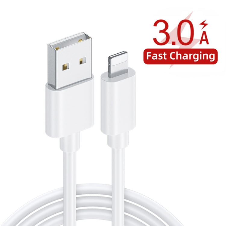 QC-04 QC3.0 + 3 x USB2.0 Multi-ports Charger with 3A USB to 8 Pin Data Cable, UK Plug, UK Plug + 8 Pin Cable