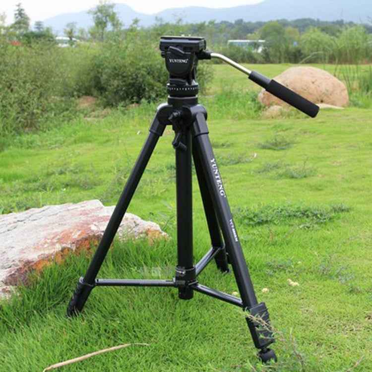 YUNTENG VCT-880 Aluminum Alloy Tripod Mount with Three-Dimensional Tripod Head