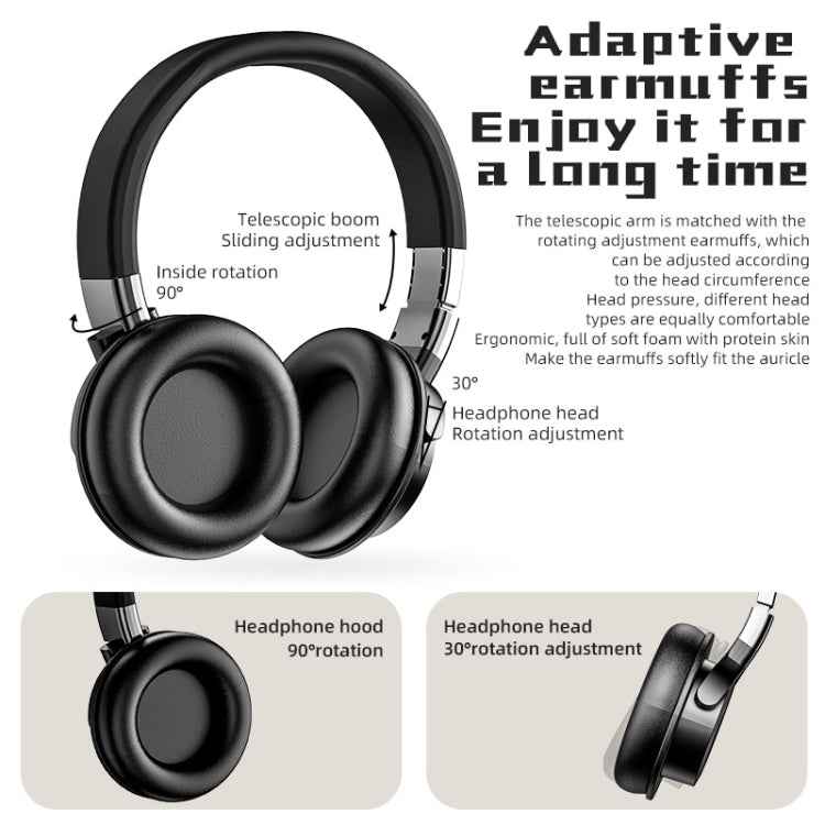 A51 USB Charging Wireless Bluetooth HIFI Stereo Headset with Mic