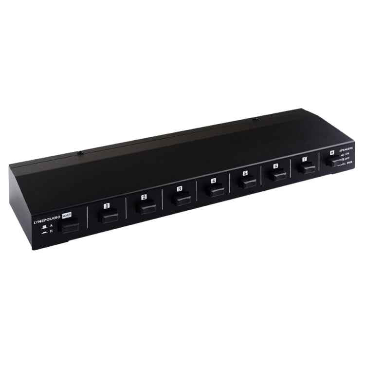 100W 2 In 8 Out Power Amplifier Loudspeaker Box Switcher