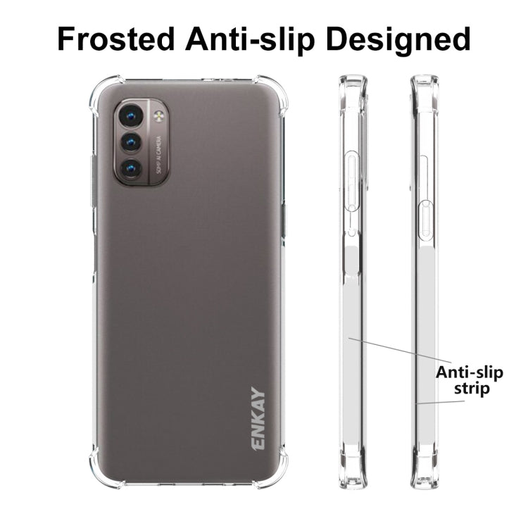 For Nokia G21 / G11 ENKAY Clear TPU Shockproof Phone Case