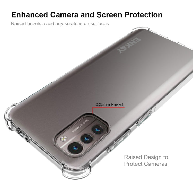 For Nokia G21 / G11 ENKAY Clear TPU Shockproof Phone Case