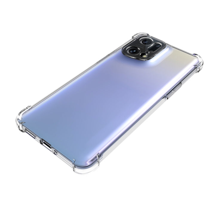 For OPPO Find X5 Pro JSM Transparent TPU Airbag Shockproof Antiskid Phone Case