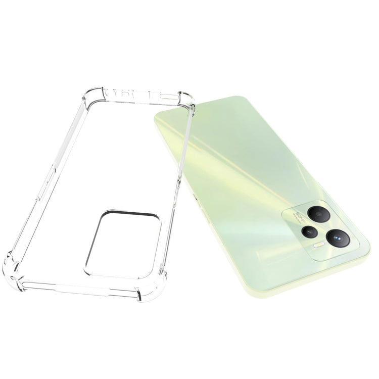 For OPPO Realme C35 JSM Transparent TPU Airbag Shockproof Antiskid Phone Case