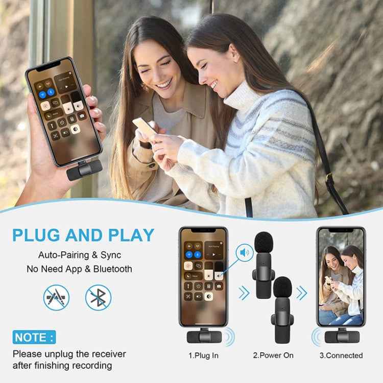 Android Type-C K9 Clip on Live Microphone