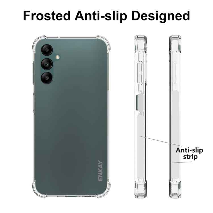 For Samsung Galaxy A14 5G ENKAY Transparent TPU Shockproof Phone Case