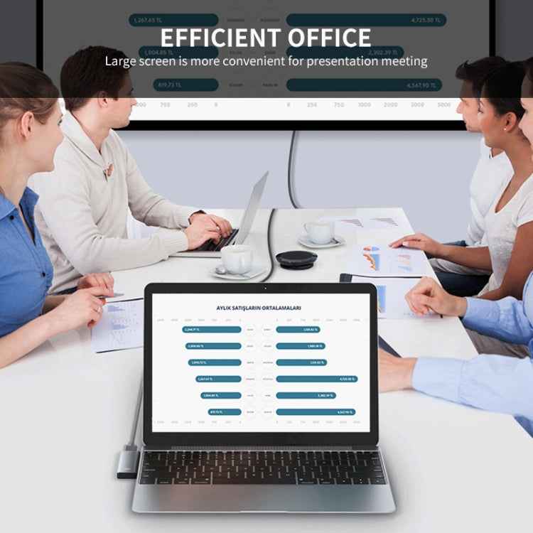 ENKAY Hat-Prince 5 in 2 Hub Type-C to 4K HDMI / USB 3.0 Docking Station Adapter for MacBook