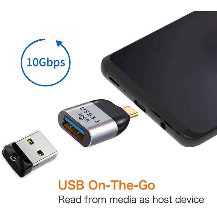 USB 3.0 Type A Female to USB 3.1 Type C Male Host OTG Data 10Gbps Adapter for Laptop & Phone