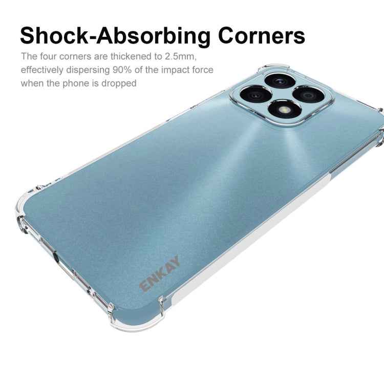For Honor X8A 4G Global ENKAY Hat-Prince Clear TPU Shockproof Phone Case