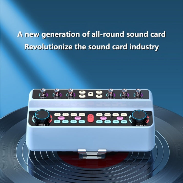 S18 Family KTV Desktop Live Special Sound Card Audio All-In-One Phone Singing Karaoke Microphone Equipment Full Set, S18