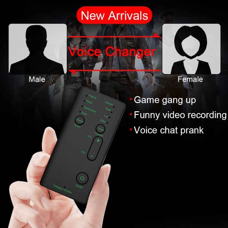 M1 Portable Mini Voice Changing Modulator with Adjustable Voice Functions & Phone Computer & Sound Card & Mic Tool