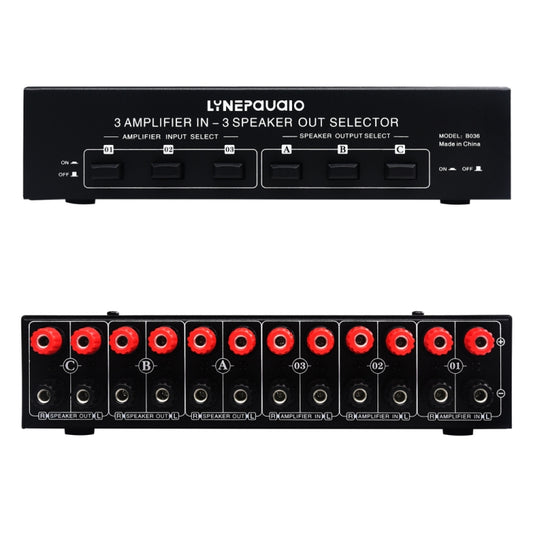 3 Input 3 Output Power Amplifier And Speaker Switcher Speaker Switch Splitter Comparator
