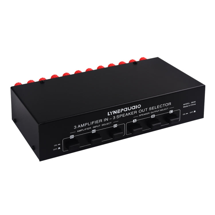 3 Input 3 Output Power Amplifier And Speaker Switcher Speaker Switch Splitter Comparator