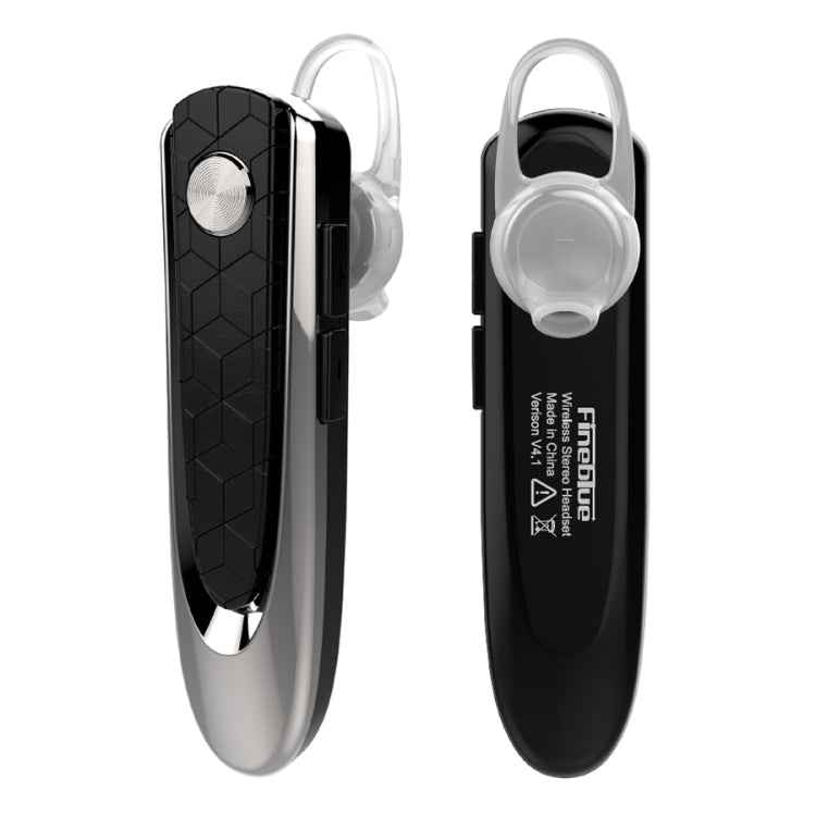 Fineblue HF68 Bluetooth Mini Earphone Business Wireless Earbud Stereo Music Hands-free Calling Earphone Large Battery Capacity
