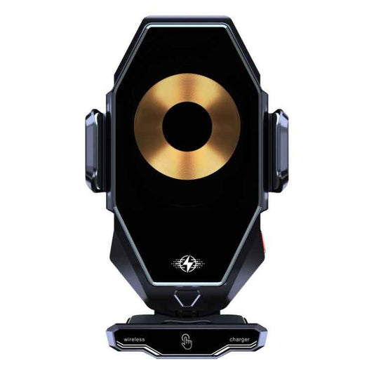 T7 Multipurpose Car Wireless Charger Infrared Automatic Inducction Car Mobile Phone Bracket, T7