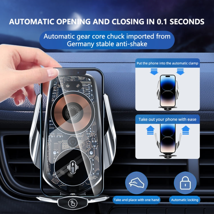 Q7 Magnetic Wireless Fast Charging Car Mobile Phone Charger Bracket
