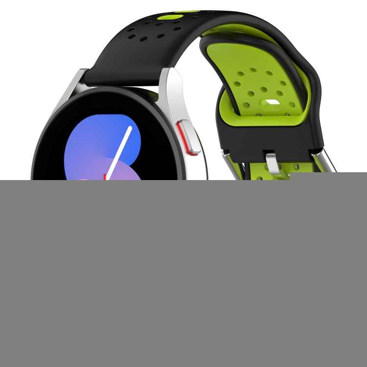 20mm Breathable Two-Color Silicone Watch Band, For Huawei Watch GT3 Pro 43mm, For Huawei Watch GT3 42mm, For Huawei Watch GT2 42mm